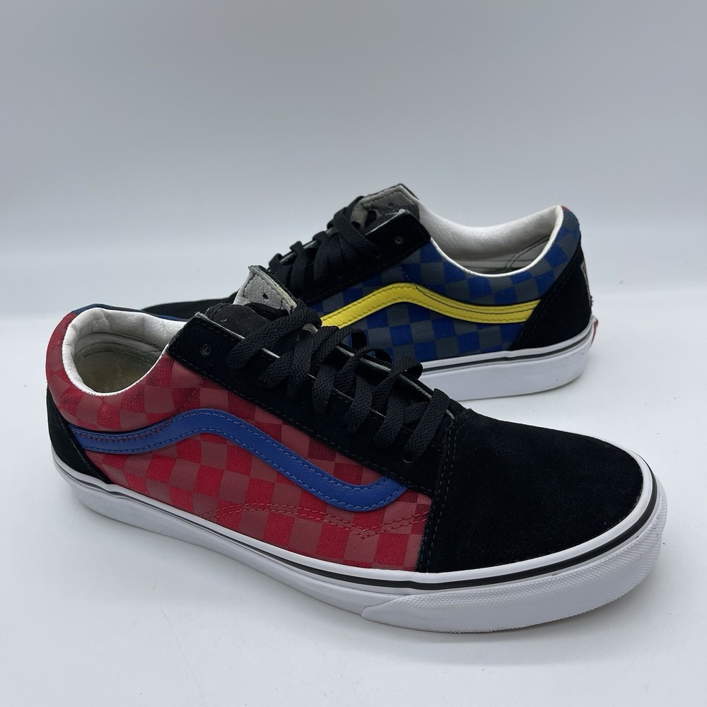 Vans 500714 Old Skool Rally Red Checkerboard Men's Size 9.5 Skateboard Shoes